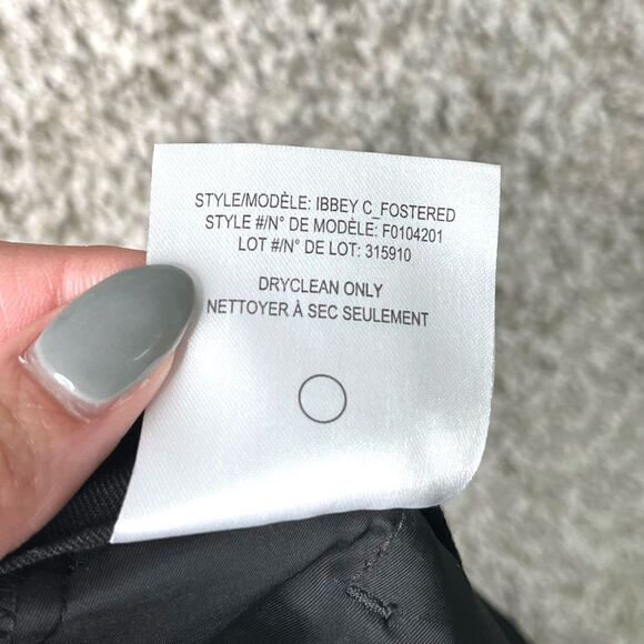 Theory Pants Women’s 6 Ibbey C Black Fostered Cropped Dress Pants NWT - Picture 7 of 10